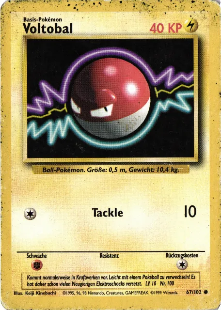 Voltobal Base Set 67/102 Vorderseite