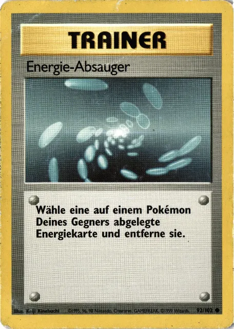 Energie-Absauger Base Set 92/102 Vorderseite