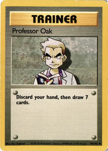 Professor Oak Base Set 88/102 Vorderseite