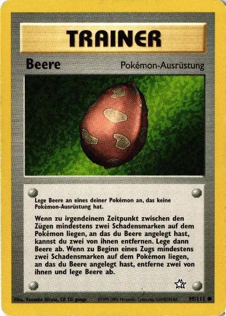 Beere Neo Genesis 99/111 Vorderseite