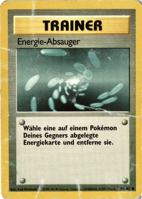 Energie-Absauger Base Set 92/102 Vorderseite