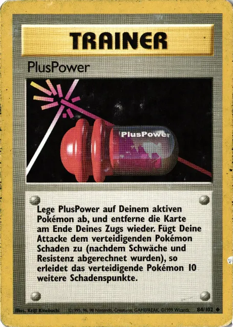 PlusPower Base Set 84/102 Vorderseite