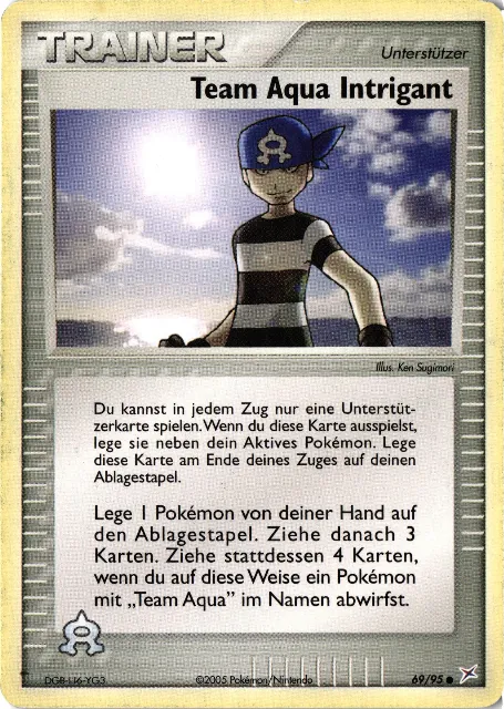 EX Team Magma vs Team Aqua Pokémon-Karten
