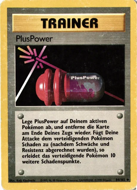 PlusPower Base Set 84/102 Vorderseite