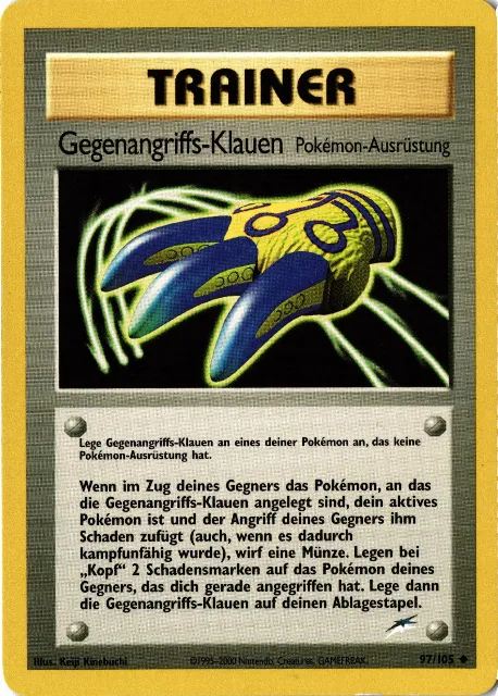 Gegenangriffs-Klauen Neo Destiny 97/105 Vorderseite