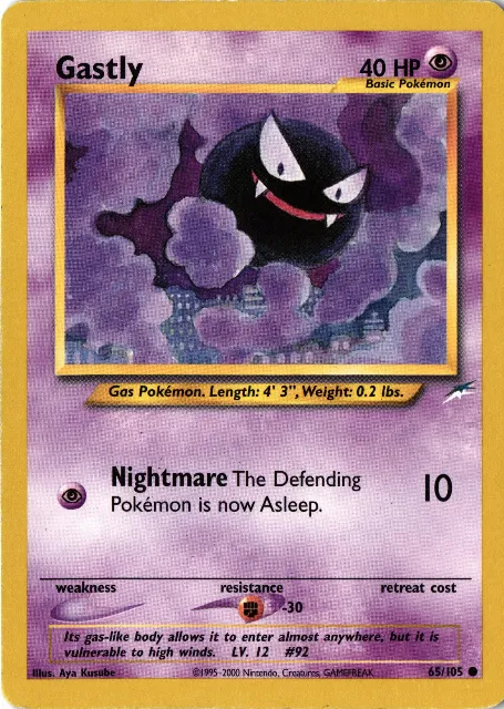 Gastly Neo Destiny