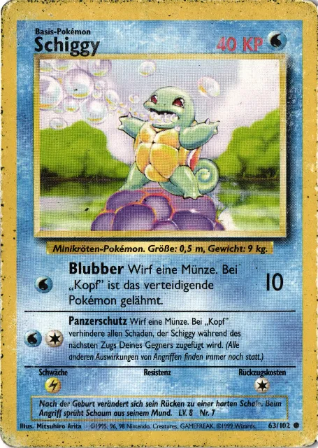 Schiggy Base Set 63/102 Vorderseite