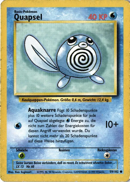 Quapsel Base Set 59/102 Vorderseite