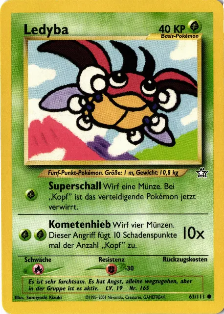 Ledyba Neo Genesis 63/111 Vorderseite