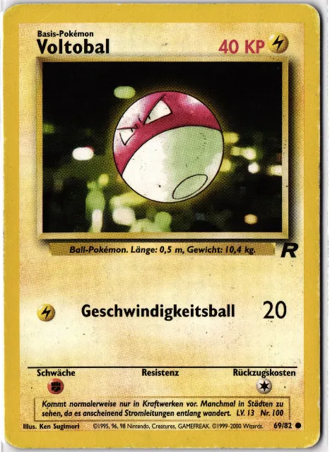 Voltobal Team Rocket 69/82 Vorderseite