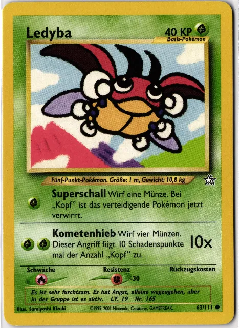 Ledyba Neo Genesis 63/111 Vorderseite