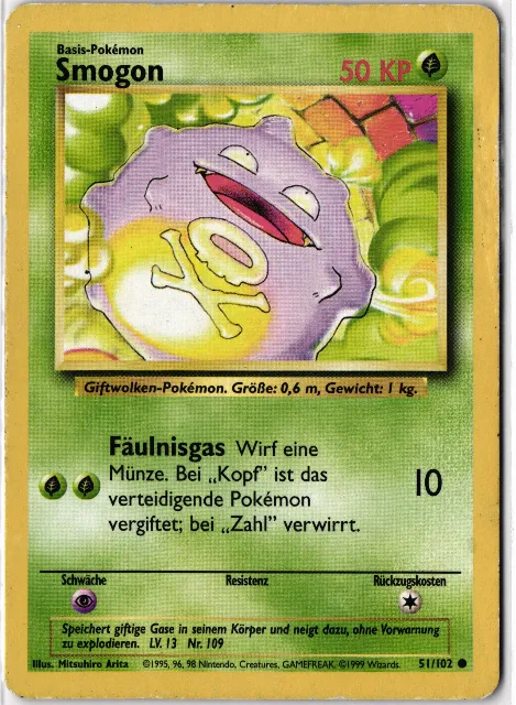 Smogon Base Set 51/102 Vorderseite