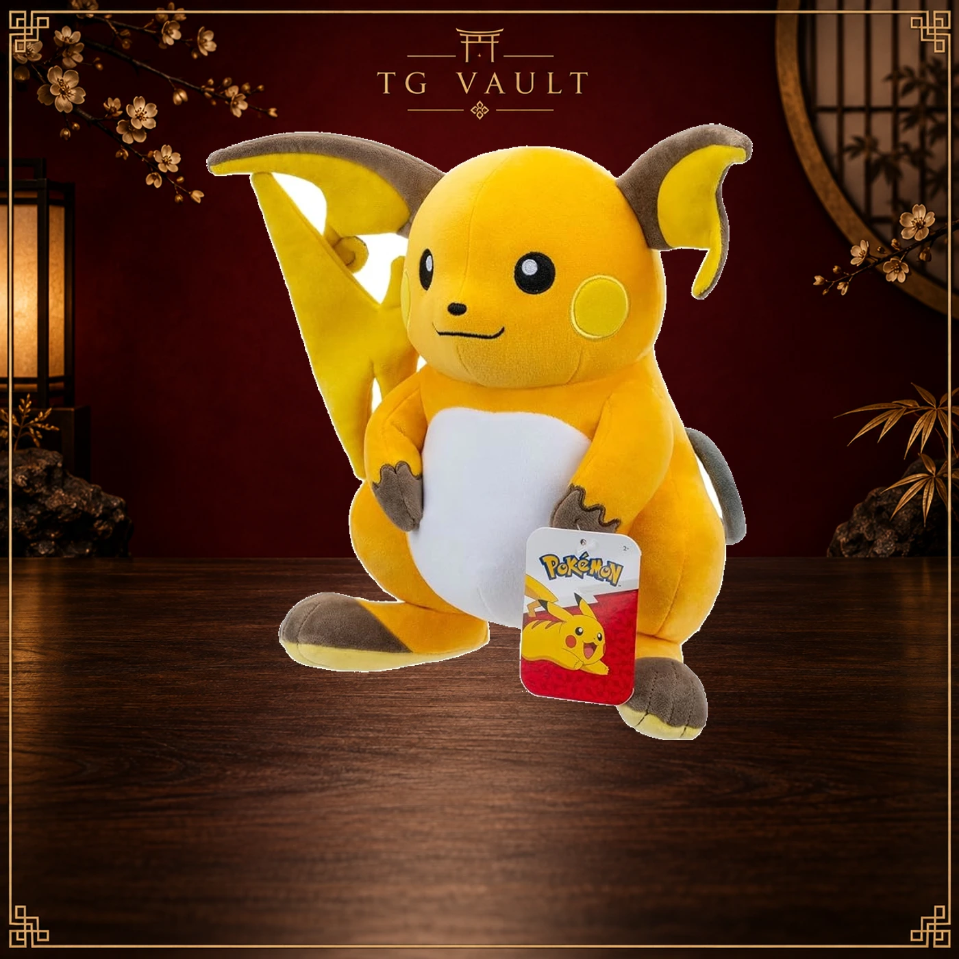 Pokémon Raichu Plüschtier 30 cm