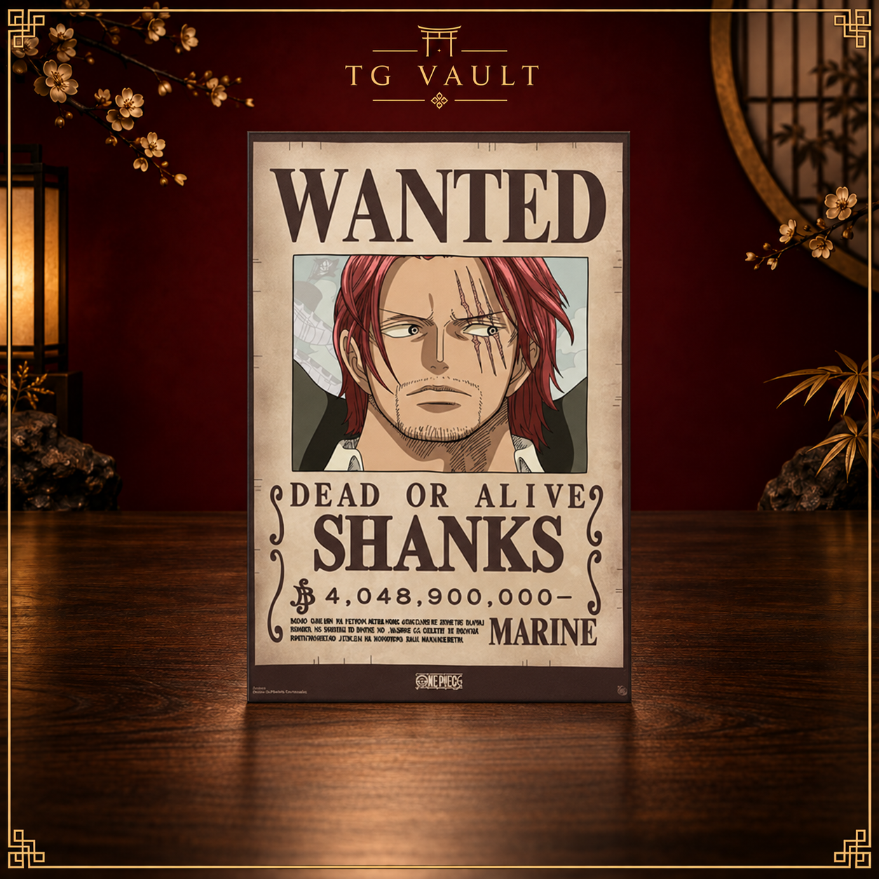 One Piece Shanks Wano Maxi-Poster 91,5 × 61 cm