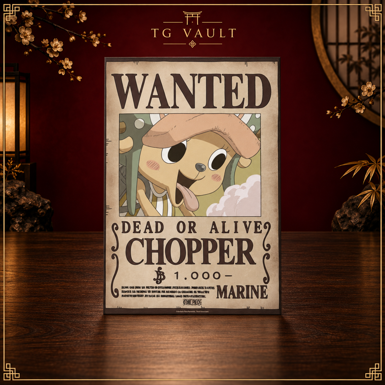 One Piece Wanted Chopper Wano Chibi-Poster 52 × 38 cm