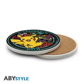 ABYstyle Pokémon Pikachu Keramik-Untersetzer – 10 cm – offizielles Produktbild