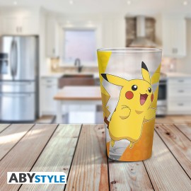ABYstyle Pokémon Pikachu Foil Premium Glas – 400 ml – offizielles Produktbild