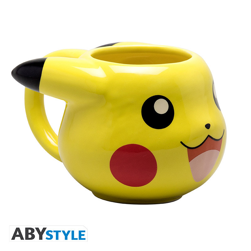 Pokémon Pikachu 3D Tasse – ca. 475 ml – offizielles Produktbild