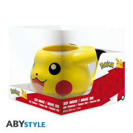 Pokémon Pikachu 3D Tasse – ca. 475 ml – offizielles Produktbild