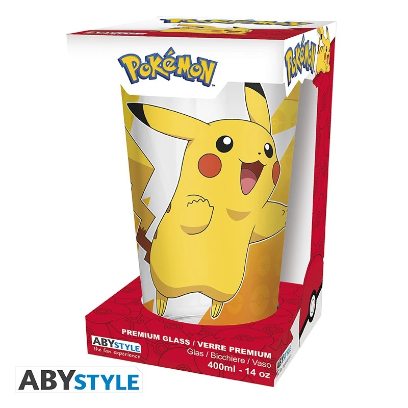 Pokémon Pikachu Premium-Glas – Originalverpackung