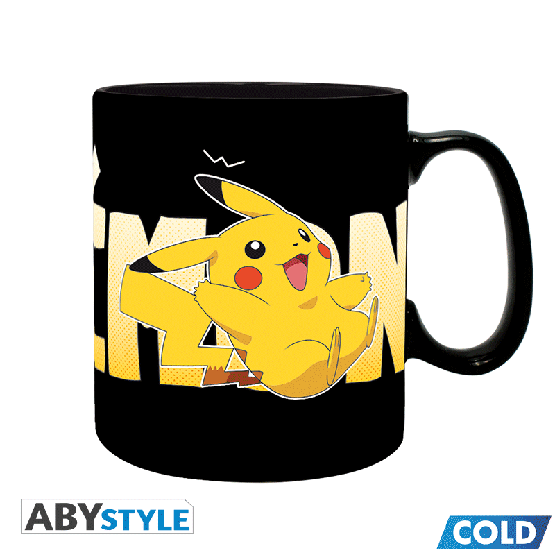 Pokémon Pikachu Farbwechsel-Tasse – animierter Wärmeeffekt