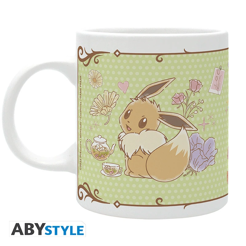 Pokémon Café Tasse – Rückseite mit Evoli
