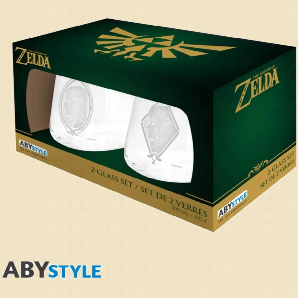 The Legend of Zelda – Zelda & Link Europe 2 Glass Set – weitere Ansicht