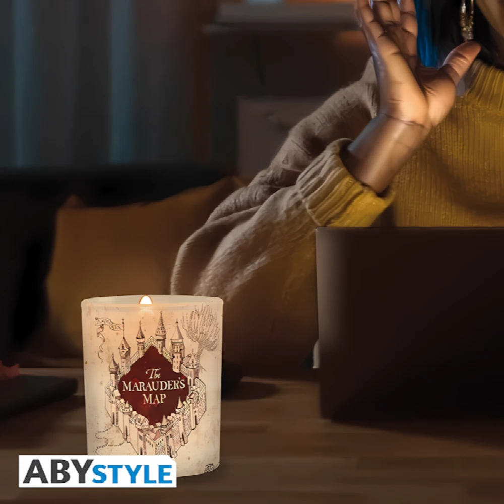Harry Potter – Marauder's Map – Gift Set (Candle, Acryl Figure & Stickers) – weitere Ansicht