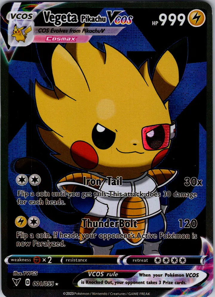 Vegeta Pikachu VCos – TG Vault Vault Drop