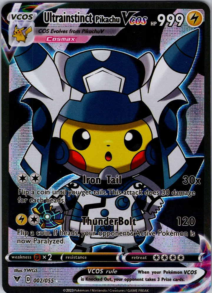 Ultra Instinct Pikachu VCos – TG Vault Vault Drop