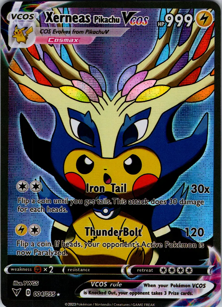 Xerneas Pikachu VCos – TG Vault Vault Drop