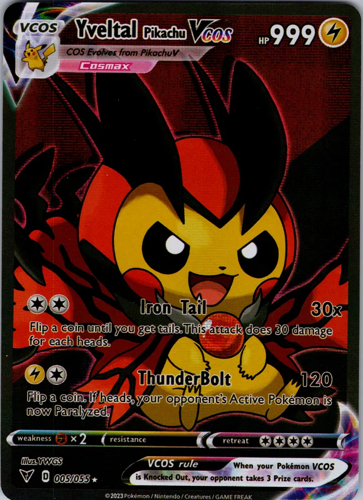 Yveltal Pikachu VCos – TG Vault Vault Drop