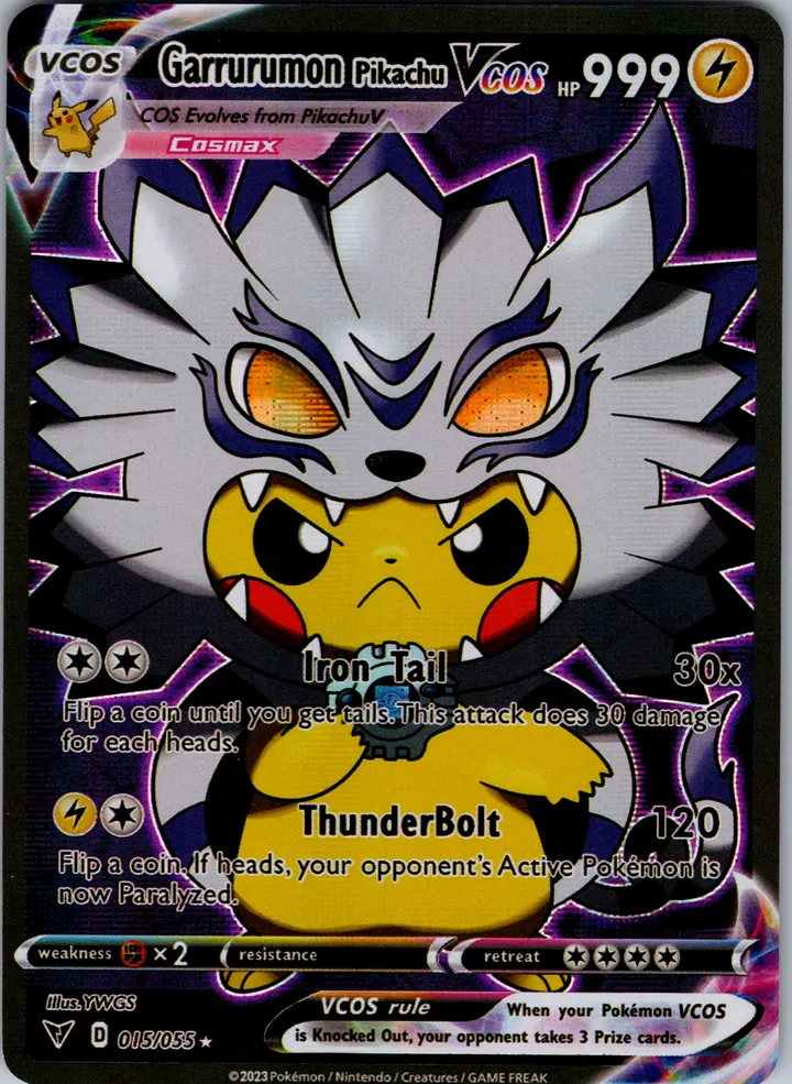 Garurumon Pikachu VCos – TG Vault Vault Drop