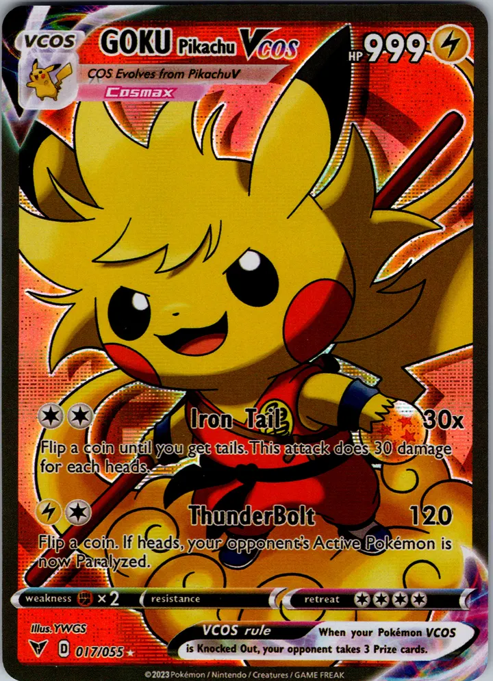 Goku Classic Pikachu VCos – TG Vault Vault Drop