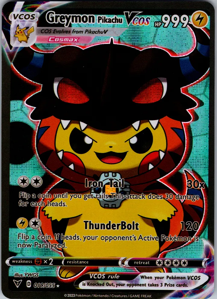 Greymon Pikachu VCos – TG Vault Vault Drop