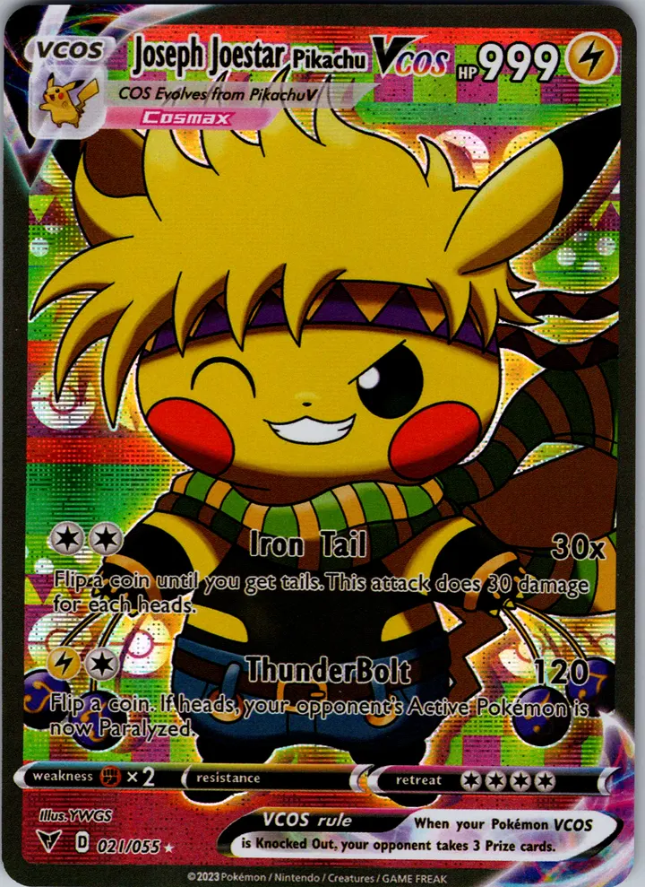 Joseph Joestar Pikachu VCos – TG Vault Vault Drop