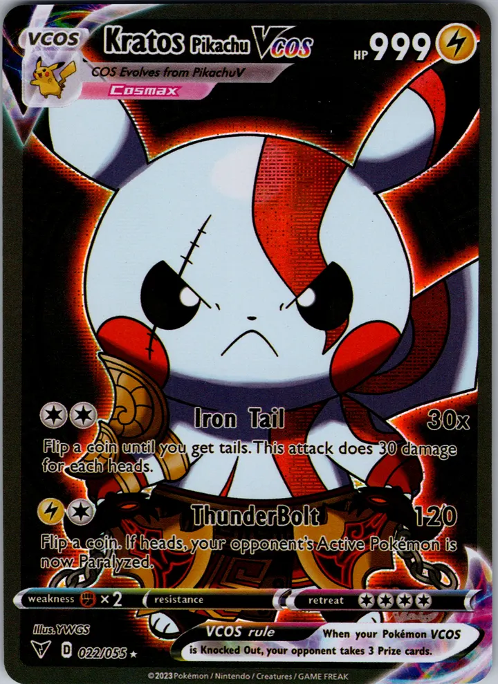 Kratos Pikachu VCos – TG Vault Vault Drop