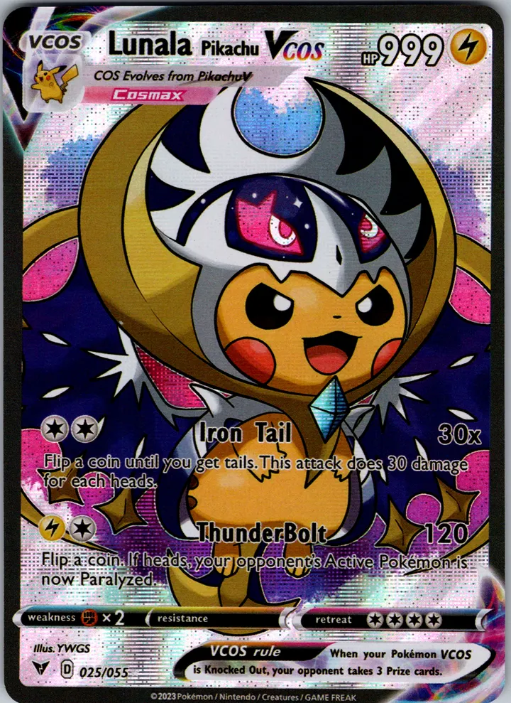 Lunala Pikachu VCos – TG Vault Vault Drop