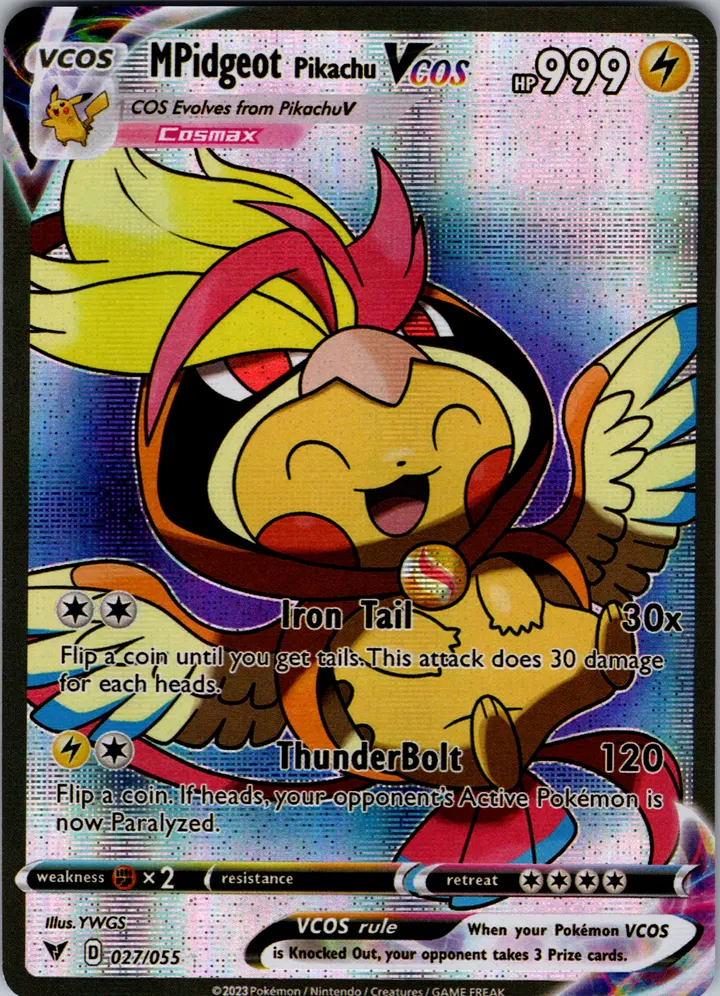 Mega Pidgeot Pikachu VCos – TG Vault Vault Drop