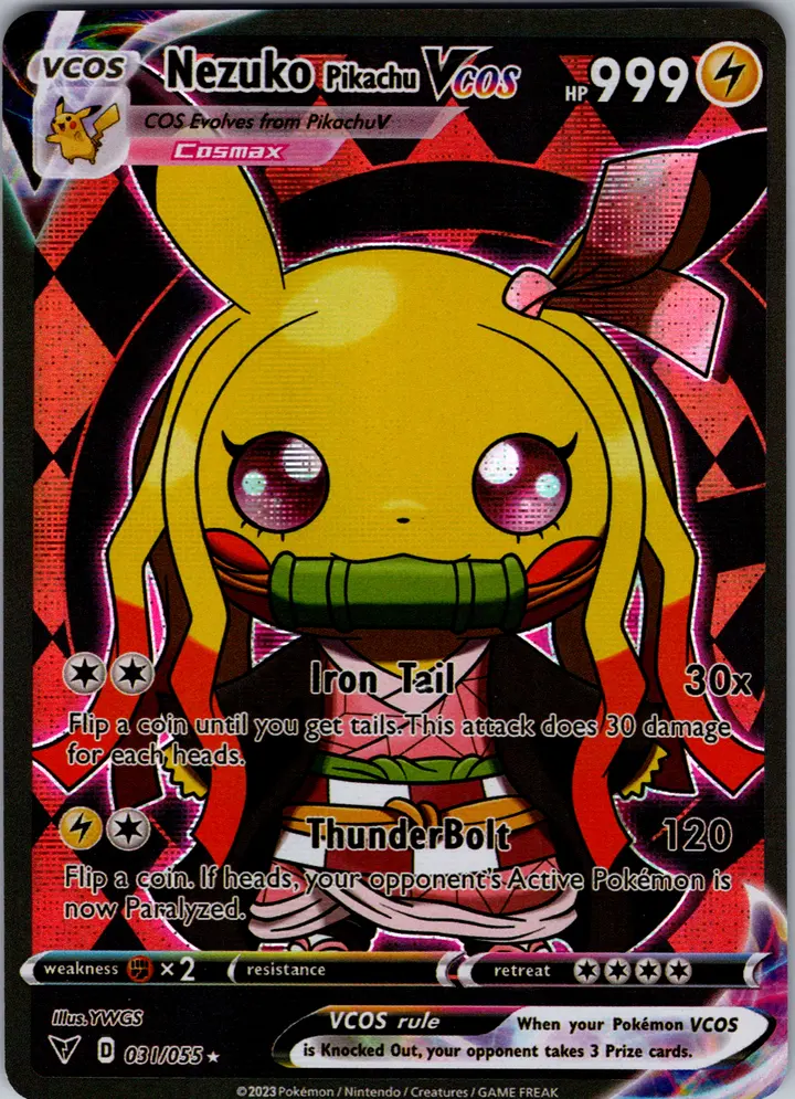 Nezuko Pikachu VCos – TG Vault Vault Drop