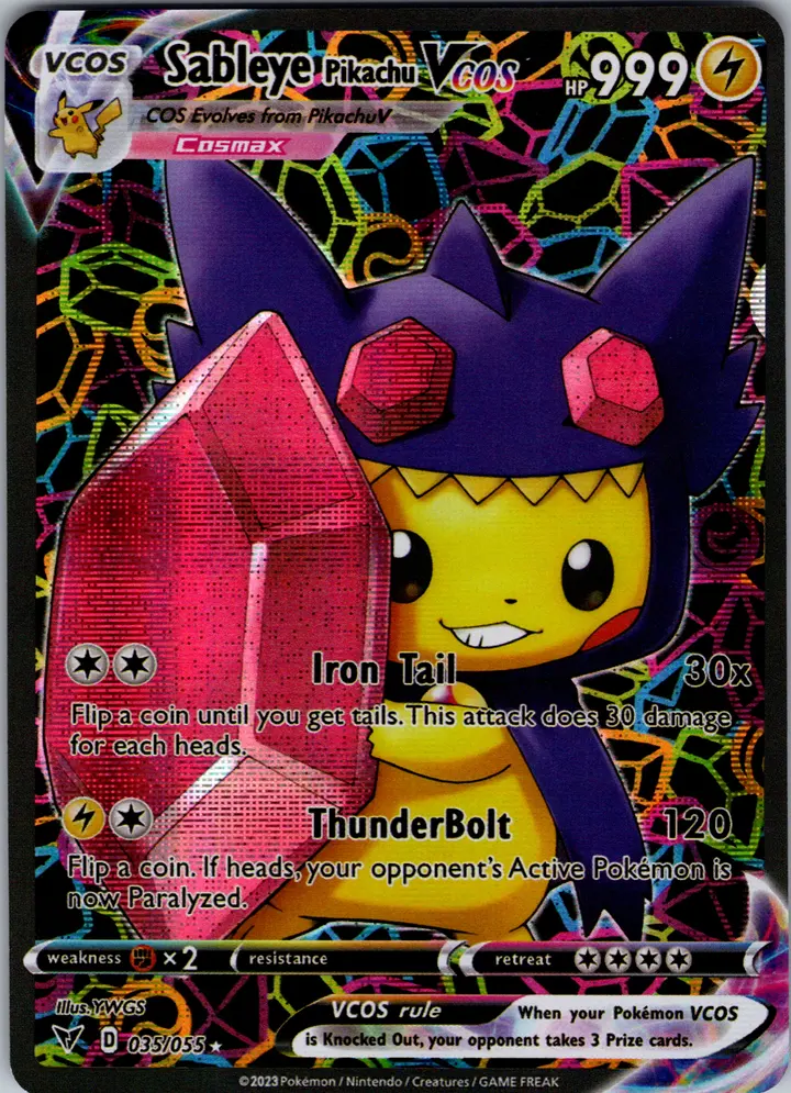 Sableye Pikachu VCos – TG Vault Vault Drop