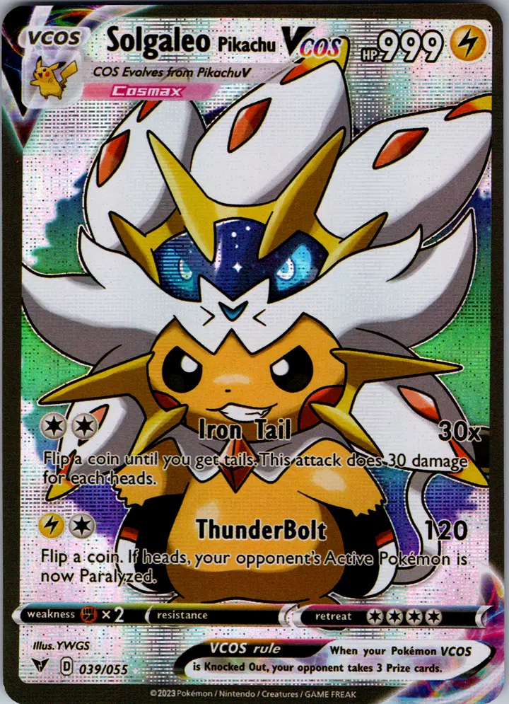 Solgaleo Pikachu VCos – TG Vault Vault Drop
