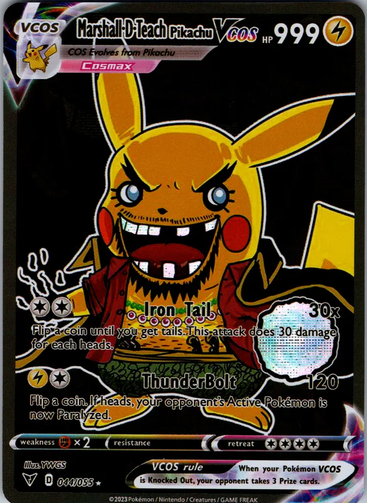 Marshall D. Teach Pikachu VCos – TG Vault Vault Drop