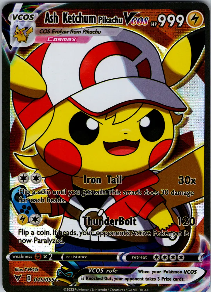 Ash Ketchum Pikachu VCos – TG Vault Vault Drop
