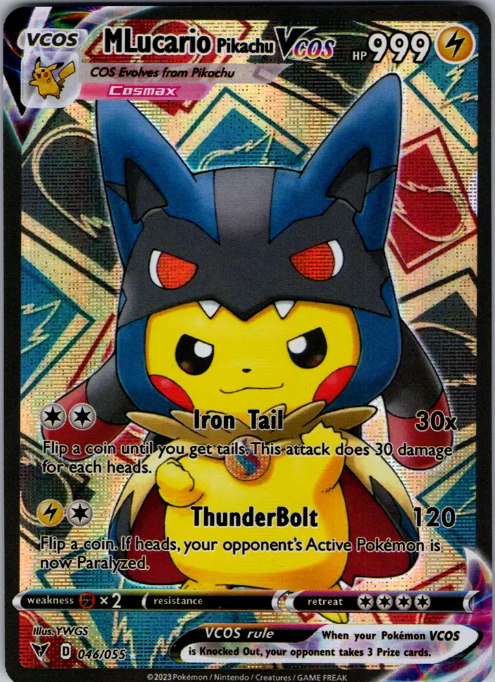 Mega Lucario Pikachu VCos – TG Vault Vault Drop