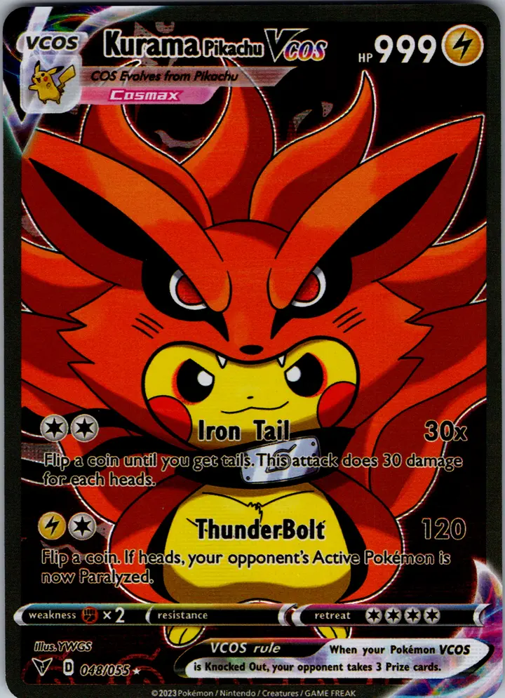 Kurama Pikachu VCos – TG Vault Vault Drop