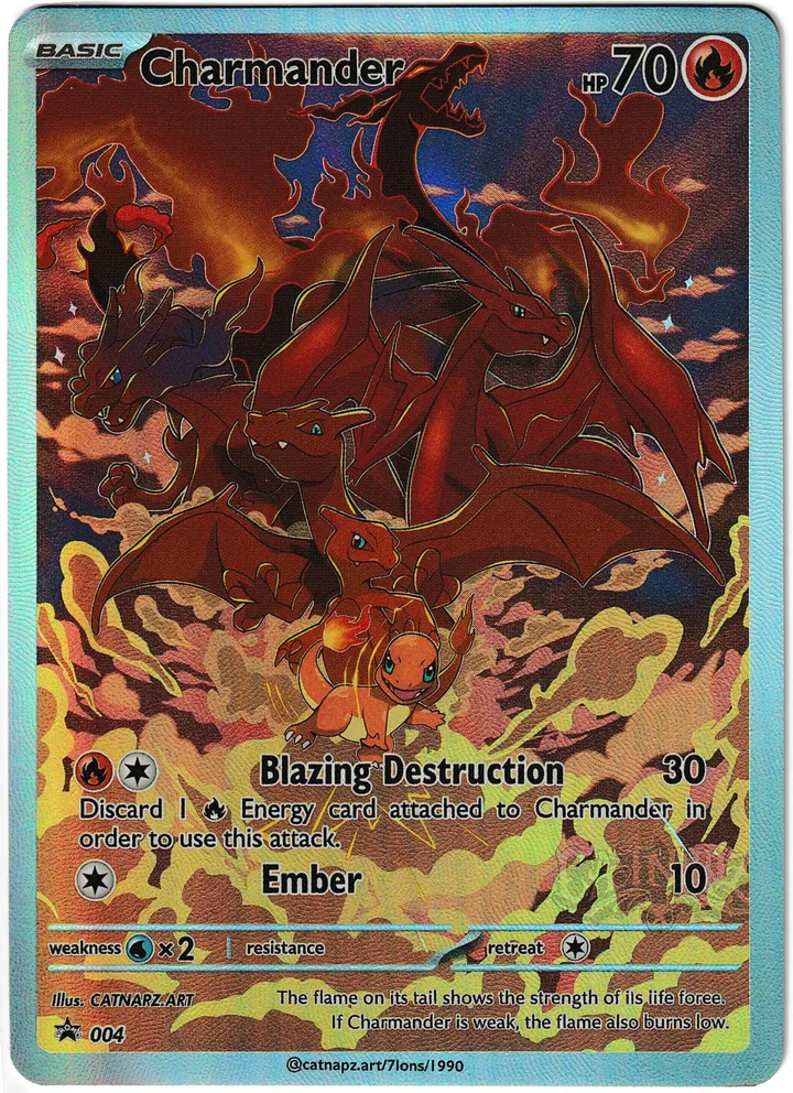 Custom Card Charmander – TG Vault Vault Drop
