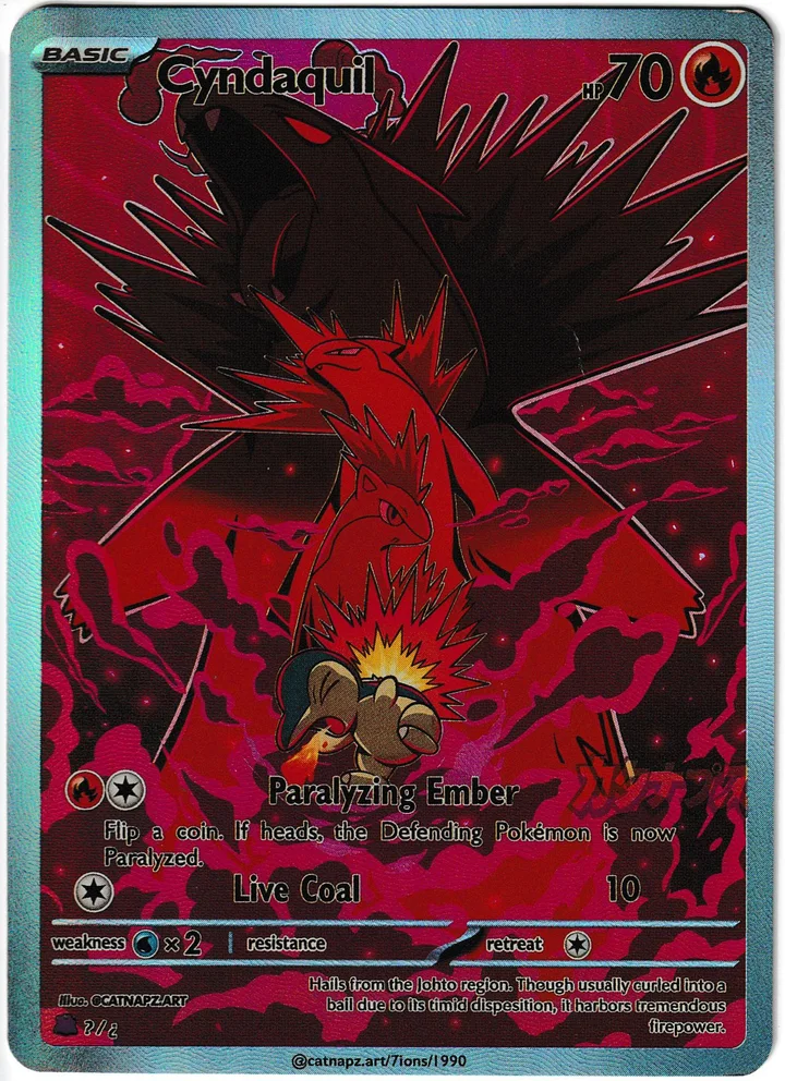 Custom Card Cyndaquil – TG Vault Vault Drop