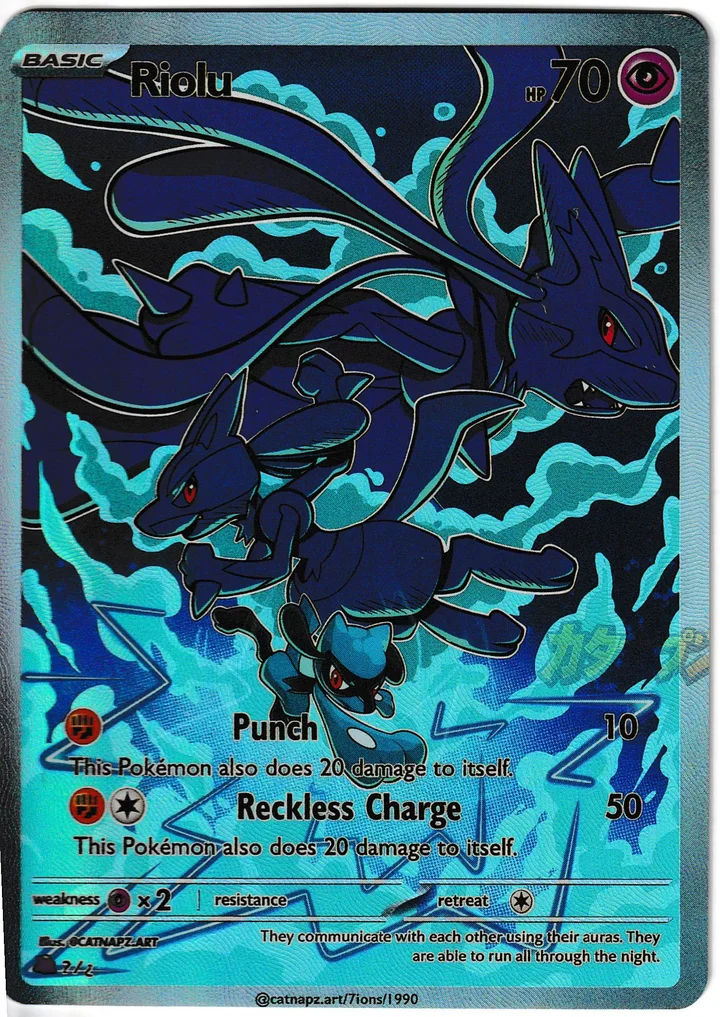 Custom Card Riolu – TG Vault Vault Drop