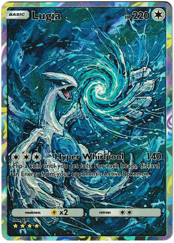 Custom Card Lugia · Hyper Whirlpool – TG Vault Vault Drop